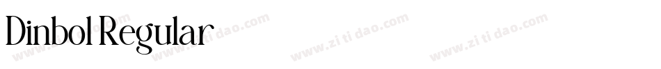 Dinbol Regular字体转换